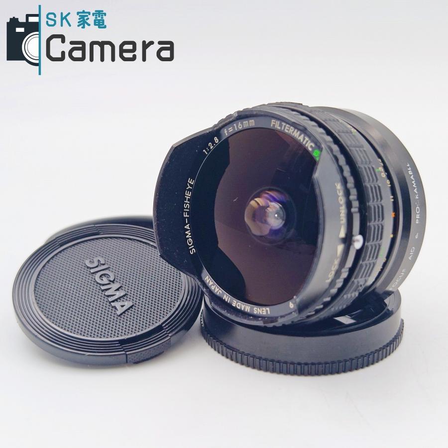中古】 SIGMA-FISHEYE 16mm F2.8 FILTERMATIC MULTI-COATED A