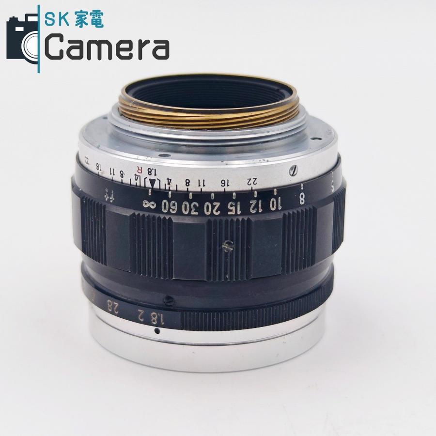 中古】 CHIYODA KOGAKU SUPER ROKKOR 5cm F1.8 L39 フード付き 千代田