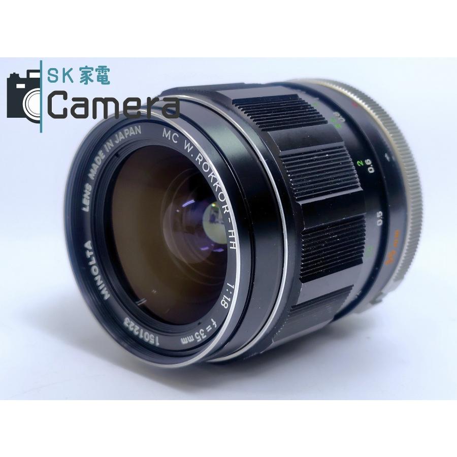 ミノルタ MC W.ROKKOR-HH 35mm F1.8 中古 中古】 MINOLTA MC W.ROKKOR-HH 35mm F1.8 ミノルタ キャップ