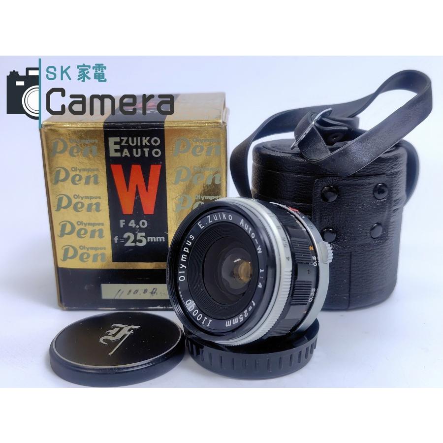 OLYMPUS - 【希少】 OLYMPUS E.Zuiko Auto-W 25ｍｍ F4 箱 シリアル一致 ケース キャップ付 キリ番 110000 オリンパス  2025年4月清掃済 希少】 OLYMPUS E.Zuiko Auto-W 25mm F4 箱 シリアル一致