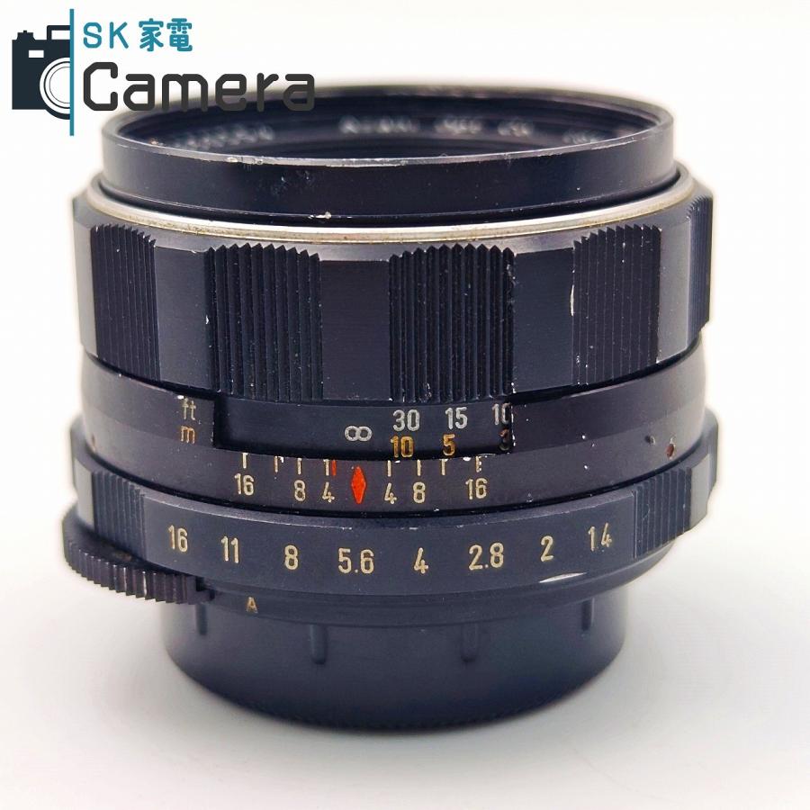 中古】 PENTAX Super-Takumar 50mm F1.4 前期 8枚玉 ペンタックス