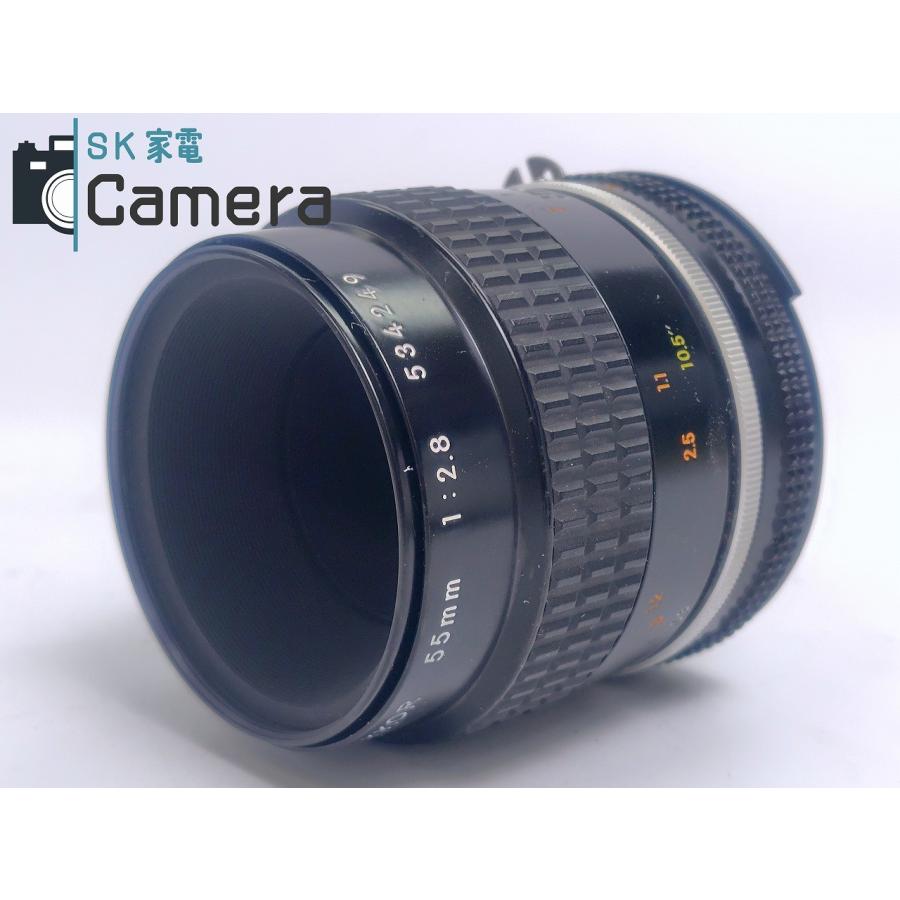 Nikon - 【中古】 Nikon Micro-NIKKOR 55ｍｍ F2.8 Ai-s ニコン ヘリコイド重 中古】 Nikon Micro-NIKKOR 55mm F2.8 Ai-s ニコン ヘリコイド