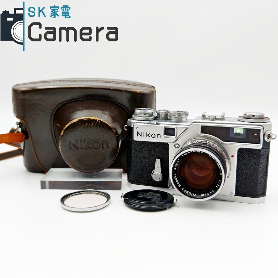 中古】 NIKON SP NIKKOR-S 5cm F1.4 ニコン レンジファインダー 革