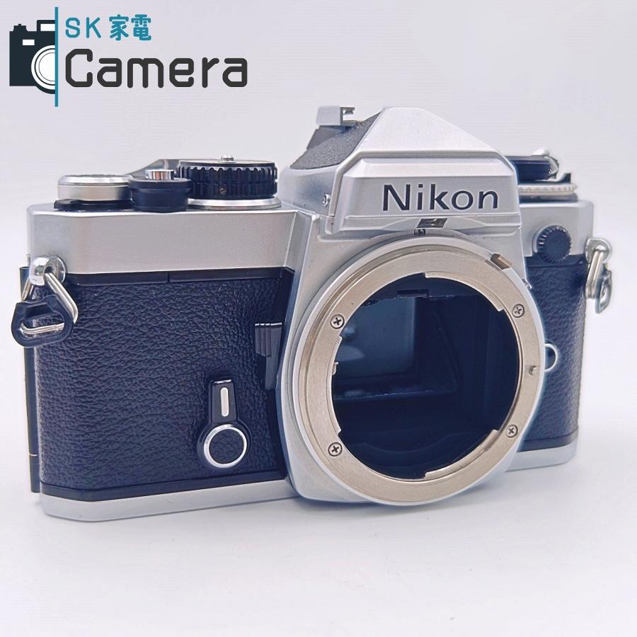 Nikon FE ボディ シャッター動作確認済 中古】 Nikon FE シルバー シャッター 露出 動作 ニコン (2) : SK家電