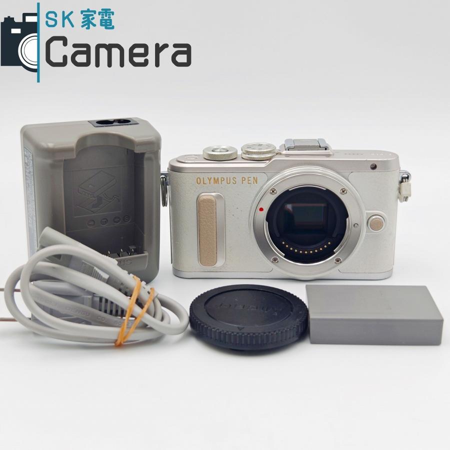 中古】 OLYMPUS PEN E-PL8 ミラーレス一眼 ショット数約9000回 電池