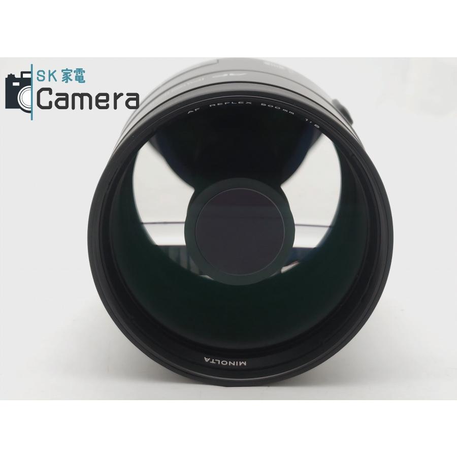 MINOLTA AF REFLEX 500mm F8 ND 4X フィルター ケース 付 美品 MINOLTA AF REFLEX 500mm F8 ND 4X フィルター ケース 付 美品