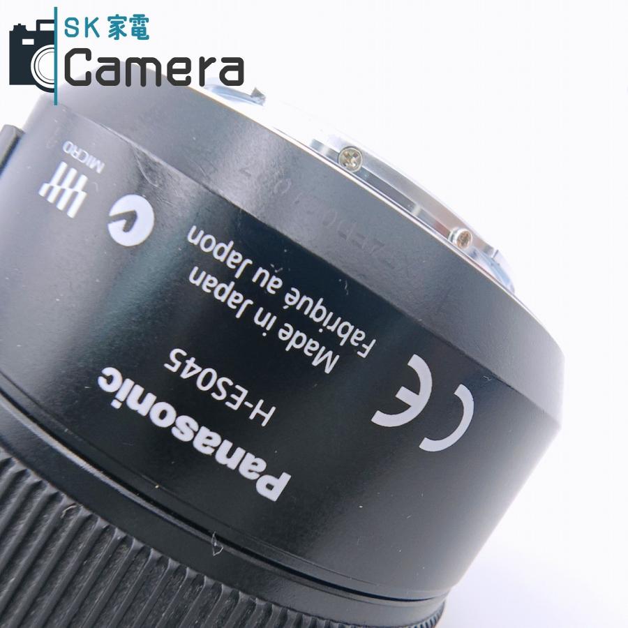 中古】 Panasonic LEICA DG MACRO -ELMARIT 45mm F2.8 ASPH