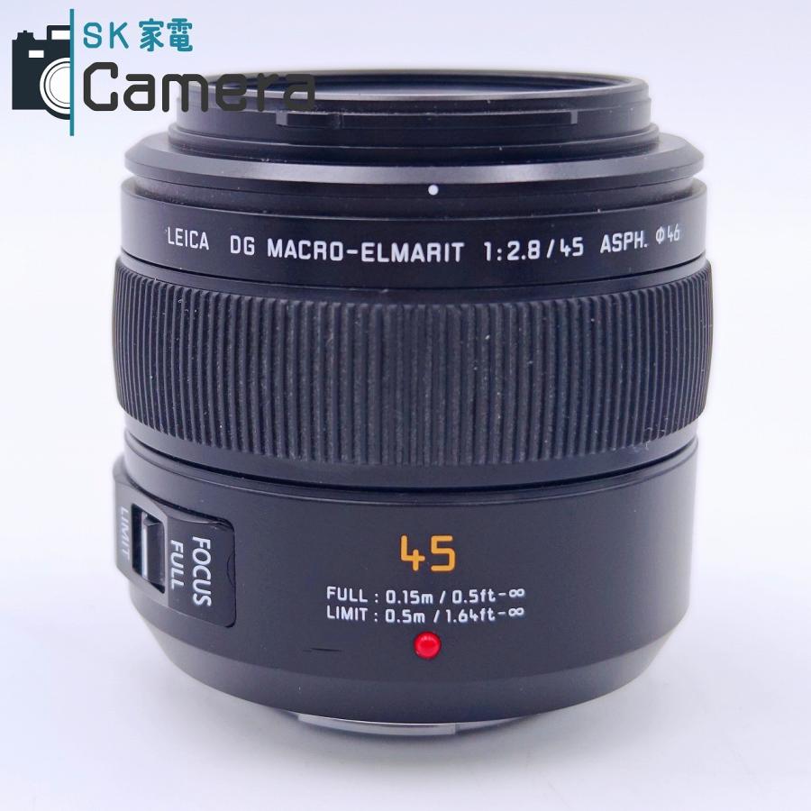 中古】 Panasonic LEICA DG MACRO -ELMARIT 45mm F2.8 ASPH