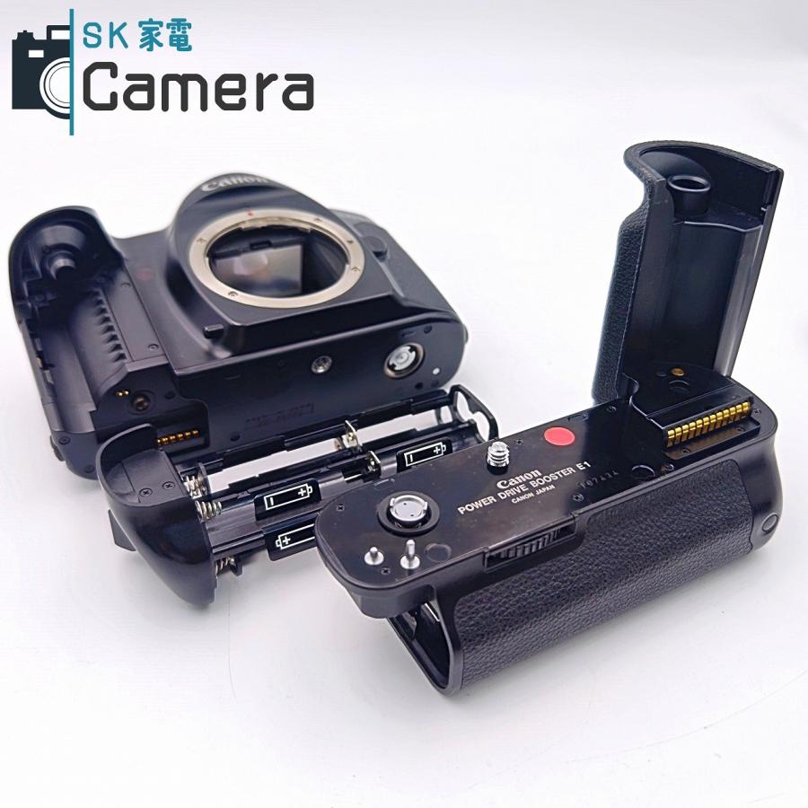 Canon EOS-1 HS ボディ ブースターE1付 フィルムカメラ カメラ、光学