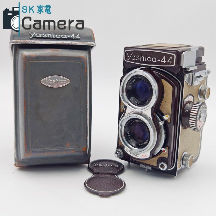中古】 YASHICA Yashica-44 Yashikor 60mm F3.5 ブラウン 茶 希少