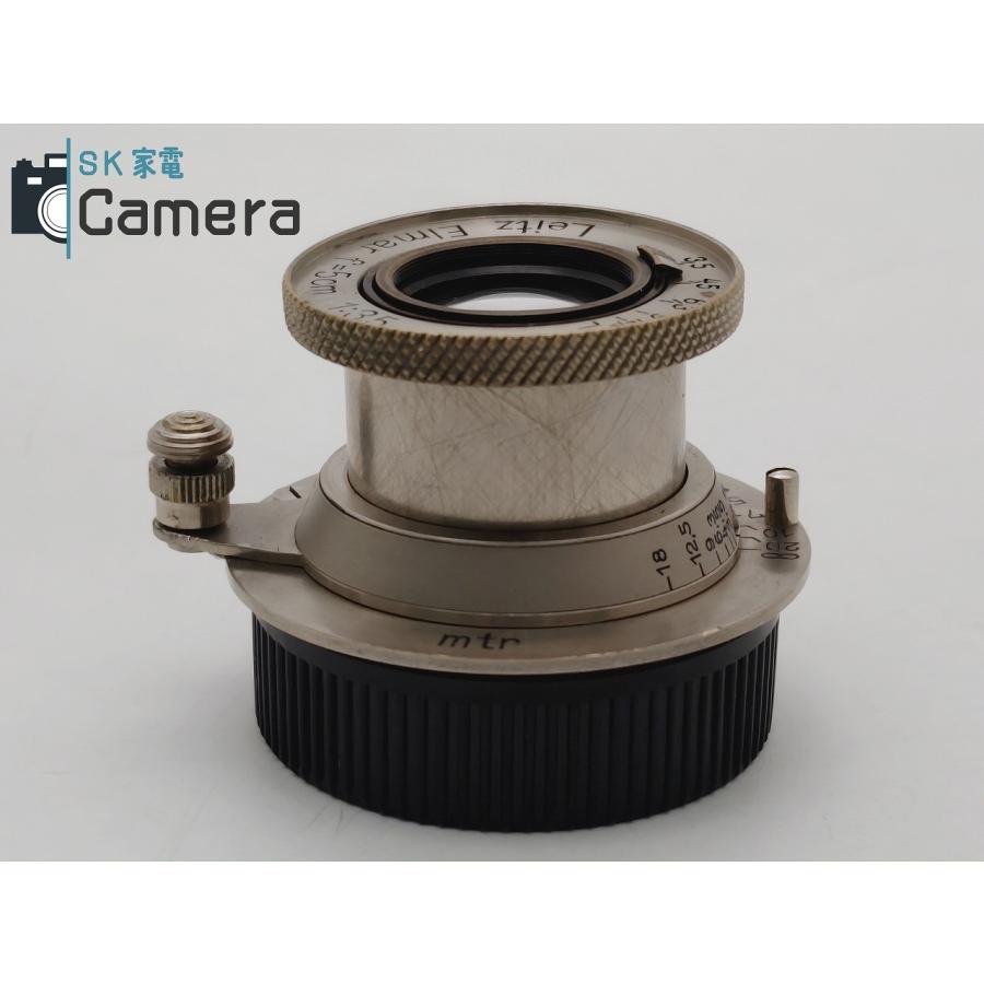 Leitz Elmar 5cm3.5 ニッケル　ショートエルマー Leitz Elmar 5cm F3.5 ニッケル ショートエルマー No.1 刻印 L39