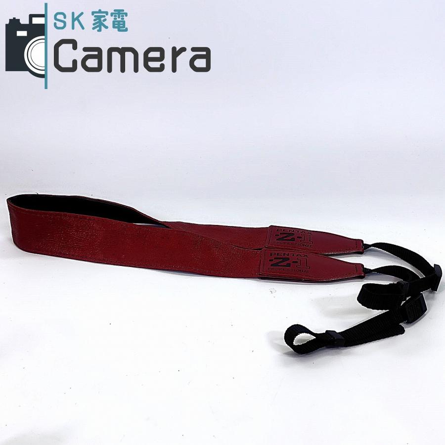 PENTAX Z-1 PROFESSIONAL 革 ストラップ 赤 ペンタックス 良 | 