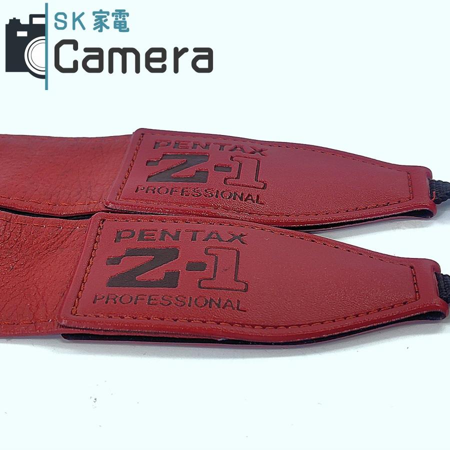 PENTAX Z-1 PROFESSIONAL 革 ストラップ 赤 ペンタックス 良 |  | 01