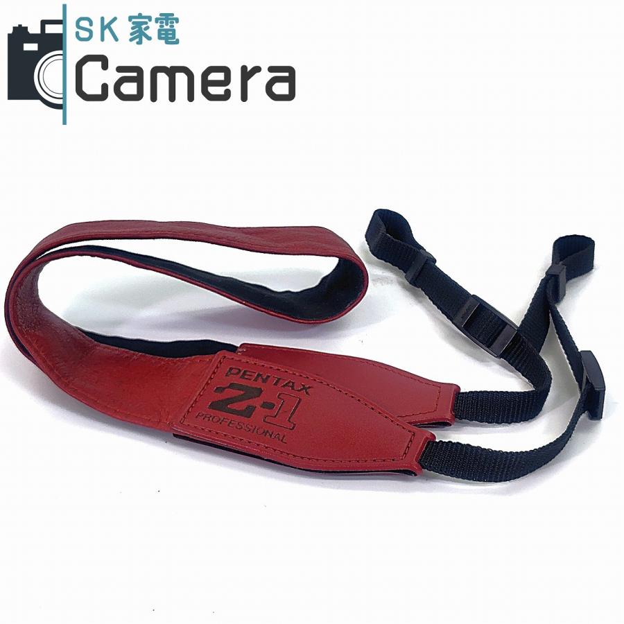 PENTAX Z-1 PROFESSIONAL 革 ストラップ 赤 ペンタックス 良 |  | 06
