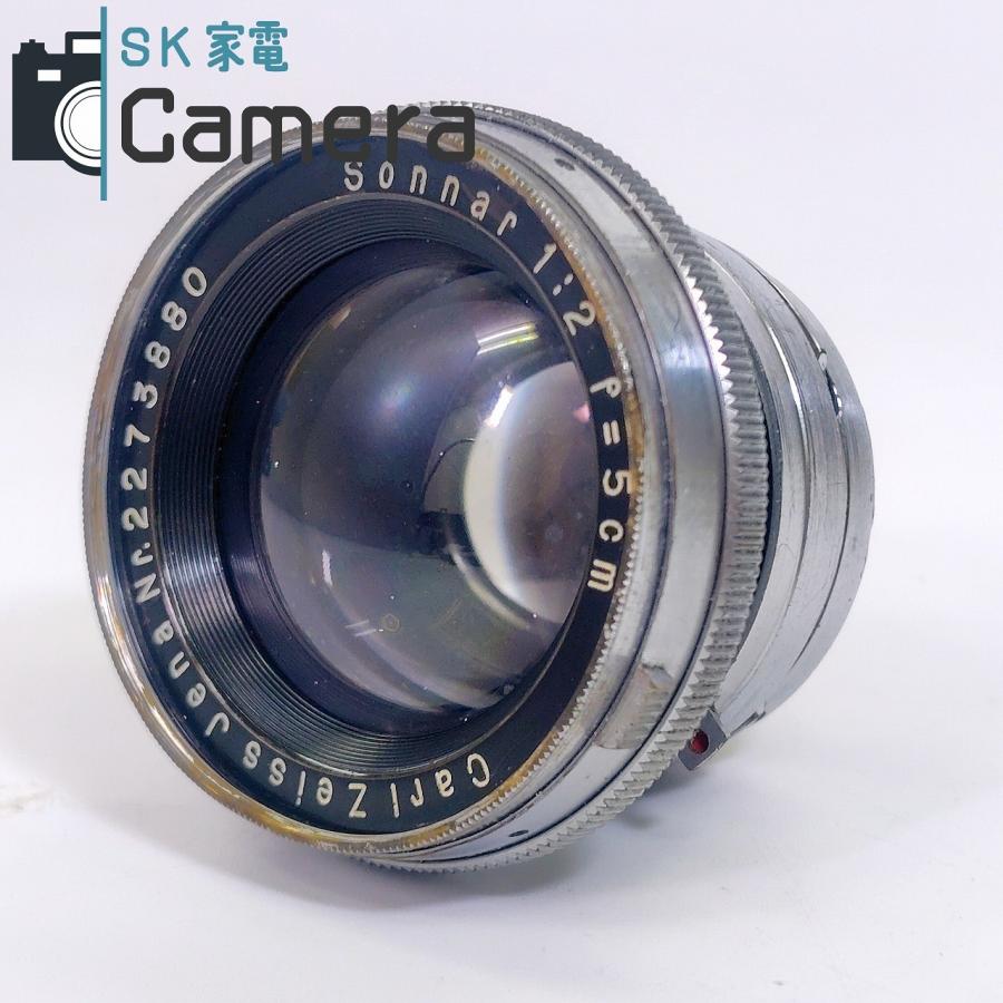 中古】 Carl Zeiss Jena Sonnar 5cm F2 カールツァイス イエナ CONTAX
