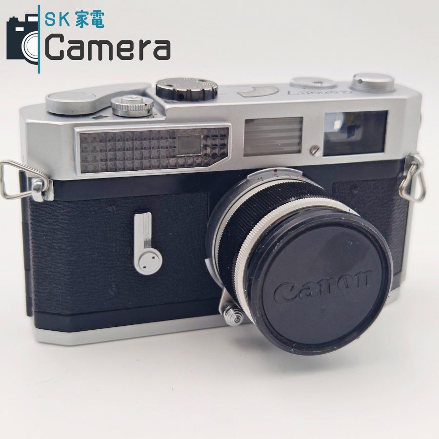 中古】 Canon MODEL7 50mm F1.8 L39 レンジファインダー シャッター