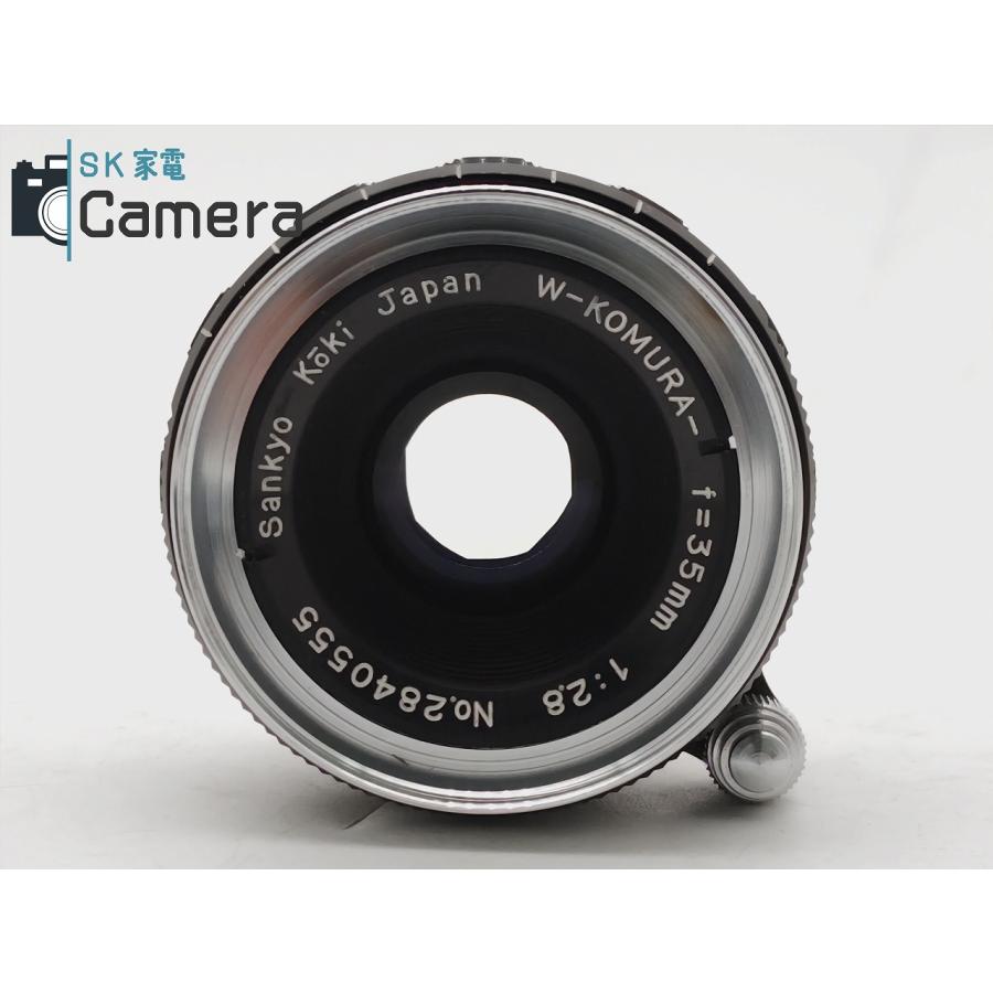 SANKYO KOHKI W-KOMURA 35mm F2.8 L39 コムラー 現状品 : SK SANKYO KOHKI W-KOMURA 35mm F2.8 L39 コムラー 現状品 : SK