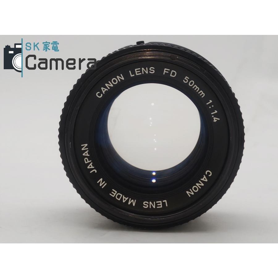 ★美品★キャノン CANON NEW FD 50mm F1.4 ★前後キャップ★ Canon NEW FD 50mm F1.4 キャノン キャップ付き : SK家電
