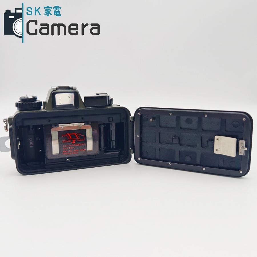 【中古】 NIKON NIKONOS-V NIKKOR 35ｍｍ F2.5 オリーブ シャッター 露出 動作 ニコン ニコノス キャップ付の画像