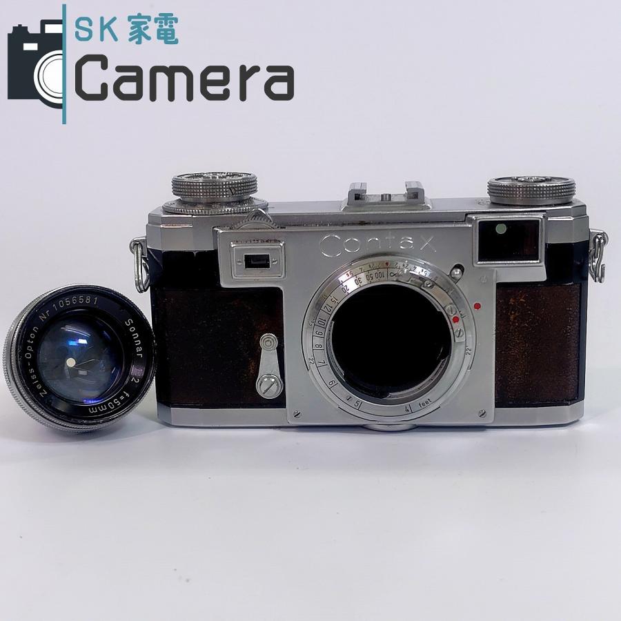 中古】 CONTAX IIa カラーダイヤル Sonnar 50mm F2 ZEISS IKON