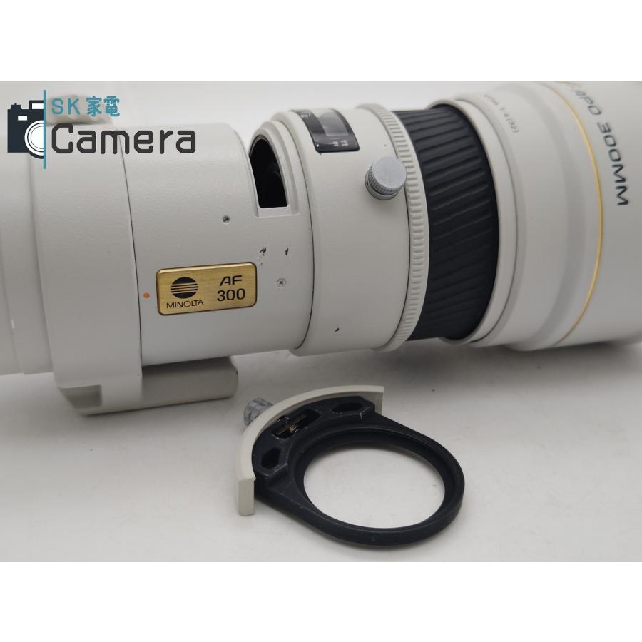 MINOLTA HIGH SPEED AF APO 300mm F4 ミノルタ フード付 AC MINOLTA HIGH SPEED AF APO 300mm F4 ミノルタ フード付 AC