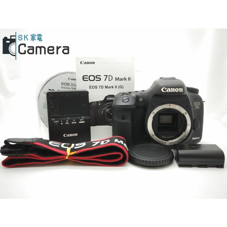 Canon EOS 7D Mark II キャノン 電池 充電器 説明書 ストラップ Canon EOS 7D Mark II キャノン 電池 充電器 説明書 ストラップ