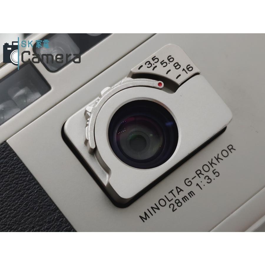 MINOLTA TC-1 G-ROKKOR 28mm F3.5 ケース付 ミノルタ MINOLTA TC-1 G-ROKKOR 28mm F3.5 ケース付 ミノルタ