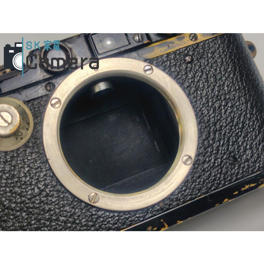 LEICA - 【中古】 LEICA DIII ライカ バルナックライカ DⅢ ブラック III型 シリアル132XXX 動作品 中古】 LEICA DIII ライカ バルナックライカ ブラック III型