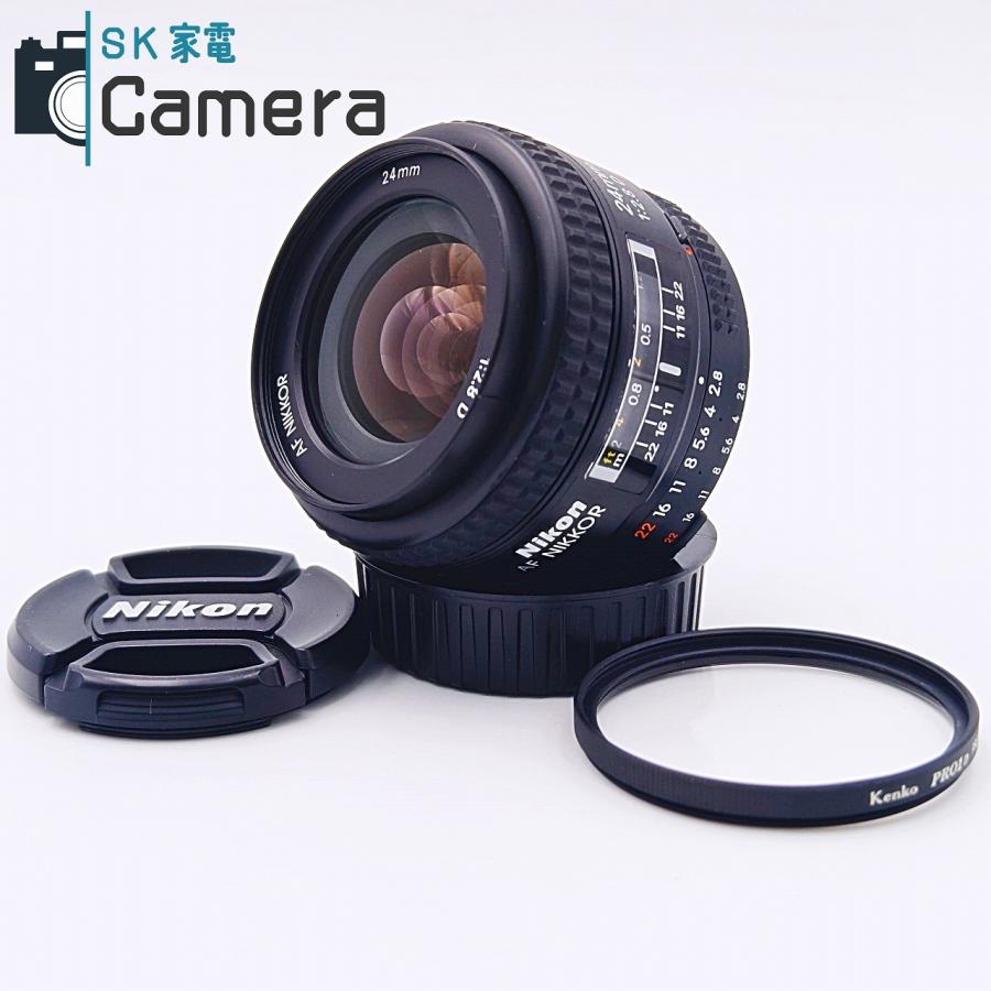 美品！！】Nikon カメラレンズ 「AI AF Nikkor 24mm f/2.8D」 現状品G