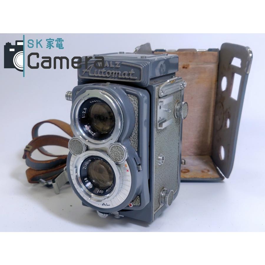 フィルムカメラ M7698 WALZ Automat ZUNOW F2.8 6cm WALZ Automat ZUNOW 60mm F2.8 ワルツ オートマット ズノー 二眼レフ