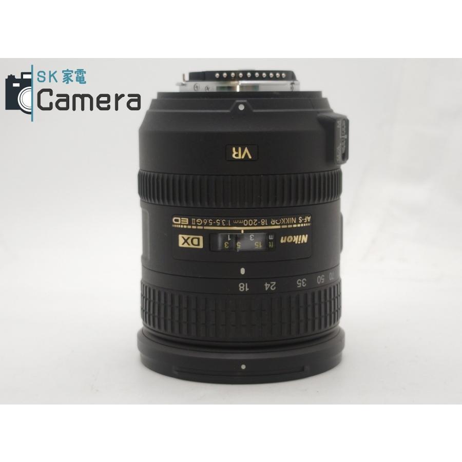Nikon DX AF-S NIKKOR 18-200ｍｍ F3.5-5.6 G II ED VR ニコン キャップ付｜sk-kaden-camera｜05