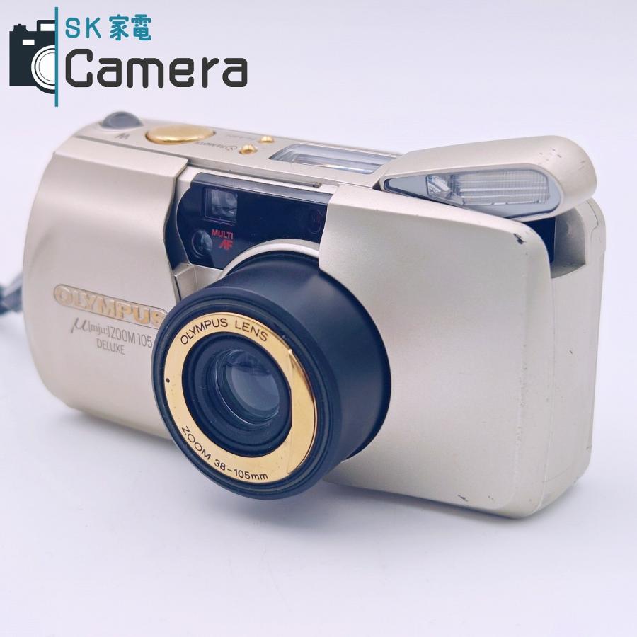 【中古】OLYMPUS オリンパス μ[mju:] ZOOM 105 DELUXE コンパクトフィルムカメラ 中古】 OLYMPUS μ [mju:] ZOOM 105 DELUXE オリンパス ミュー