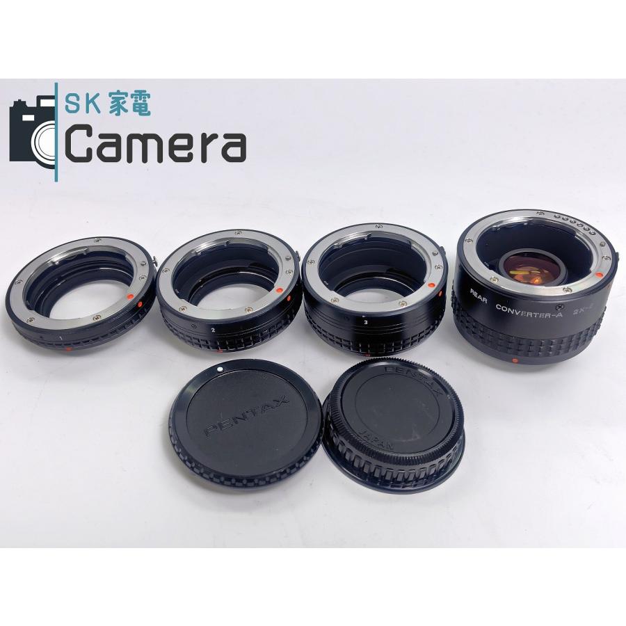 PENTAX REAR CONVERTER-A 2X-S Kマウント 美品】 PENTAX REAR CONVERTER-A 2X-S Kマウント 接写リング付