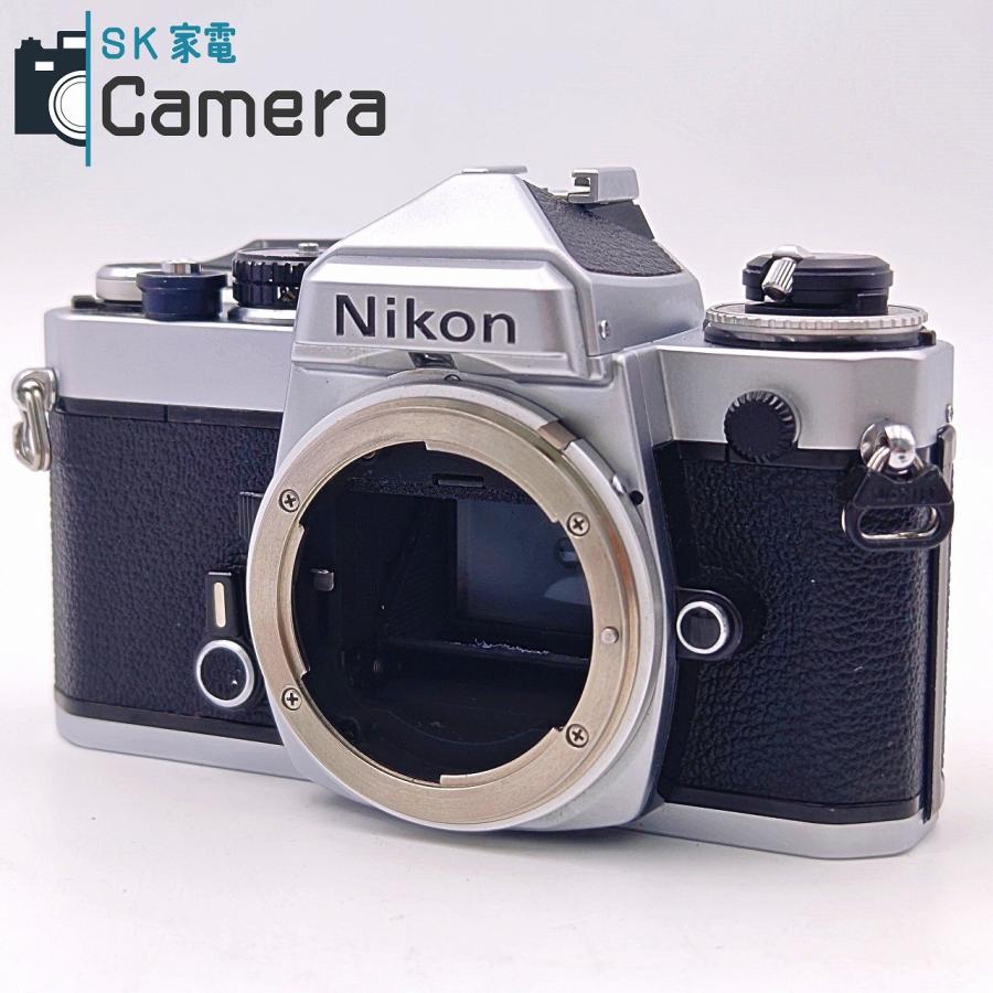 ニコン Nikon FE ボディ 動作確認済 中古】 Nikon FE シルバー シャッター 露出 動作 ニコン ボディ