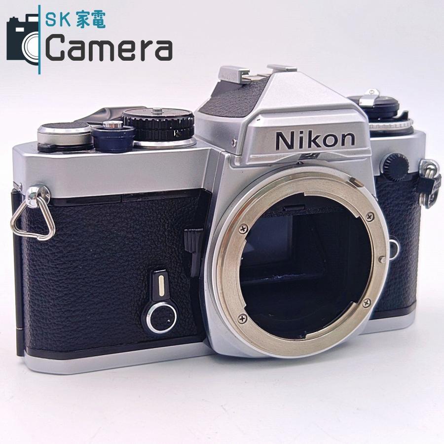 ニコン Nikon FE ボディ 動作確認済 中古】 Nikon FE シルバー シャッター 露出 動作 ニコン ボディ