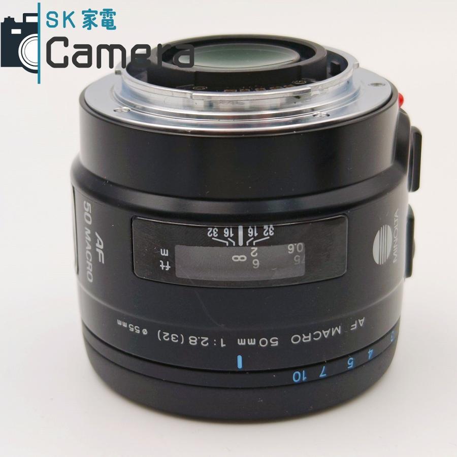中古】 MINOLTA AF MACRO 50mm F2.8 ミノルタ キャップ付 良品 : SK