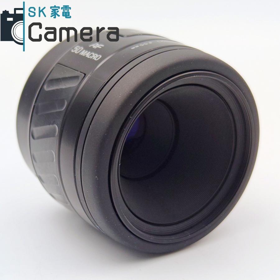 中古】 MINOLTA AF MACRO 50mm F2.8 ミノルタ キャップ付 良品 : SK