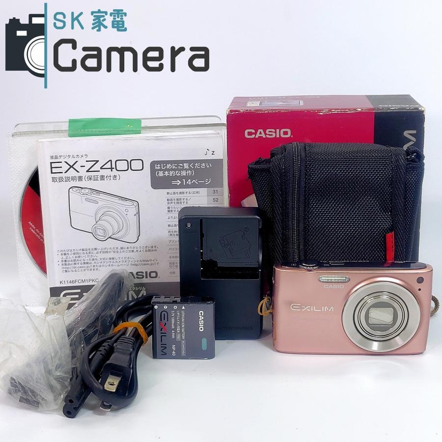 中古】 CASIO EXILIM EX-Z400 CCD ピンク コンパクトデジタルカメラ 箱