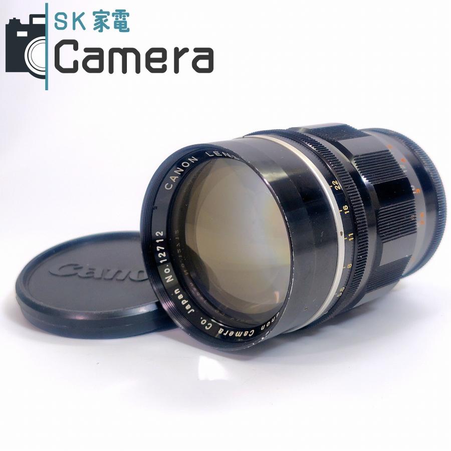 中古】 Canon LENS 100mm F2 L39 T-60 フード ケース 付 2025年11月