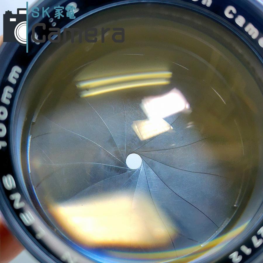 中古】 Canon LENS 100mm F2 L39 T-60 フード ケース 付 2025年11月