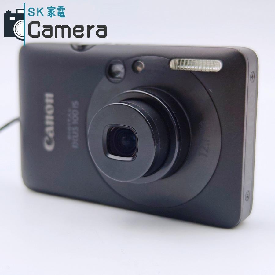 【中古】 Canon DIGITAL IXUS 100 IS ブラック コンパクトデジタルカメラ 電池 充電器付 キャノン 美品 中古】 Canon DIGITAL IXUS 100 IS ブラック コンパクトデジタルカメラ