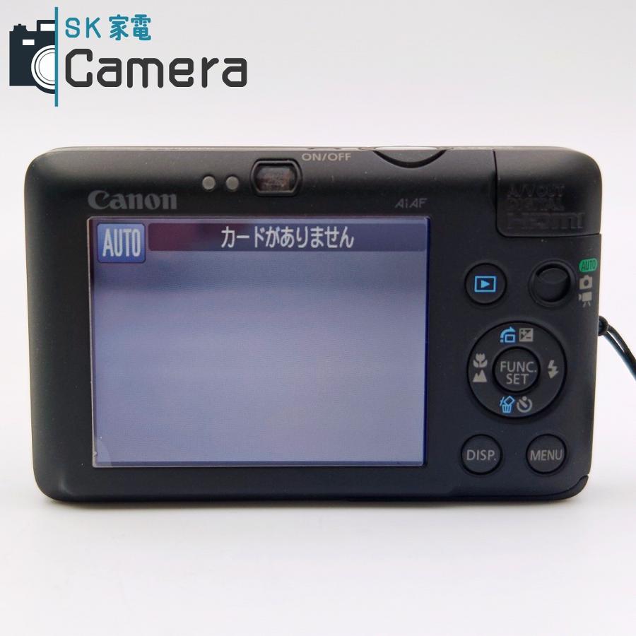 中古】 Canon DIGITAL IXUS 100 IS ブラック コンパクトデジタルカメラ
