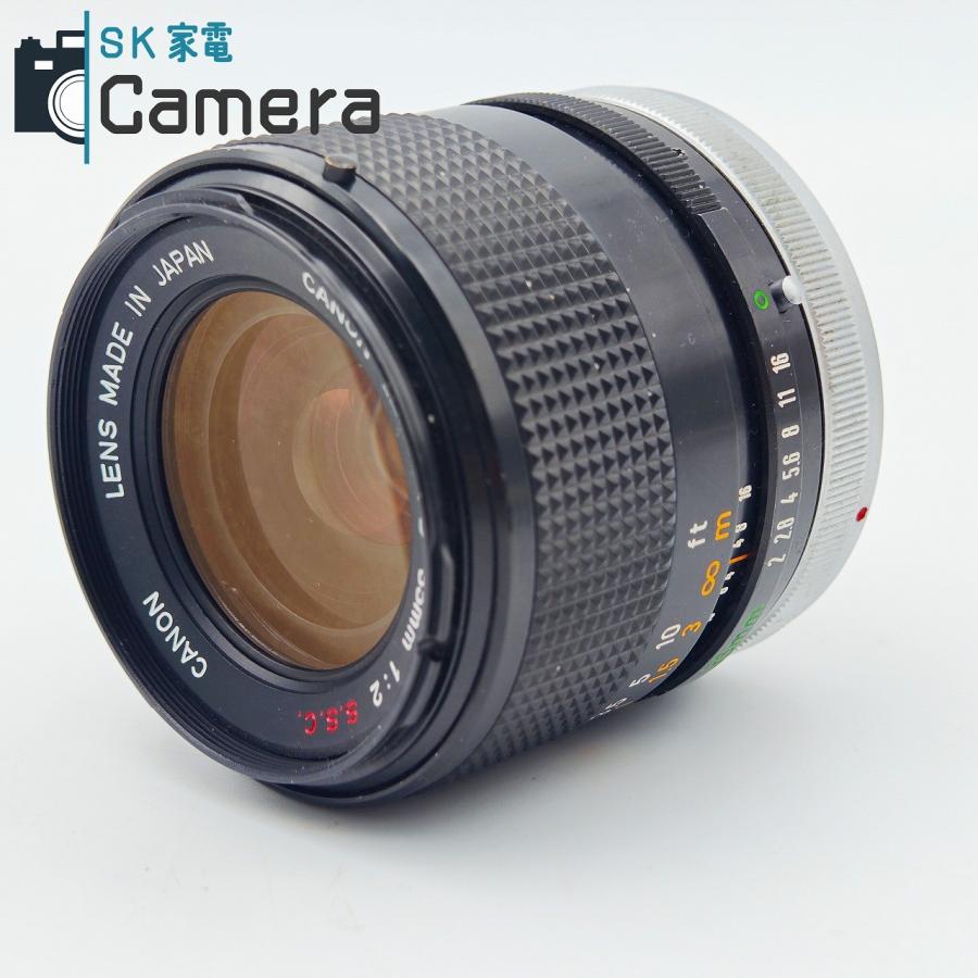 中古】 Canon FD 35mm F2 S.S.C. 〇マーク 凹レンズ 2026年1月清掃済