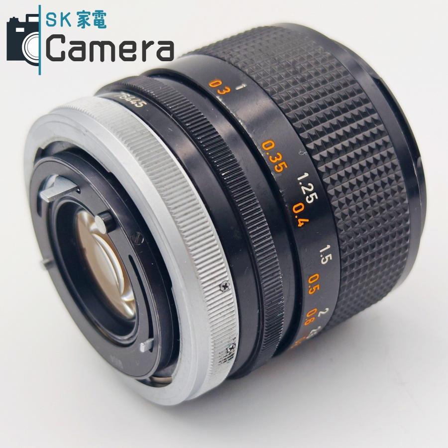 中古】 Canon FD 35mm F2 S.S.C. 〇マーク 凹レンズ 2026年1月清掃済