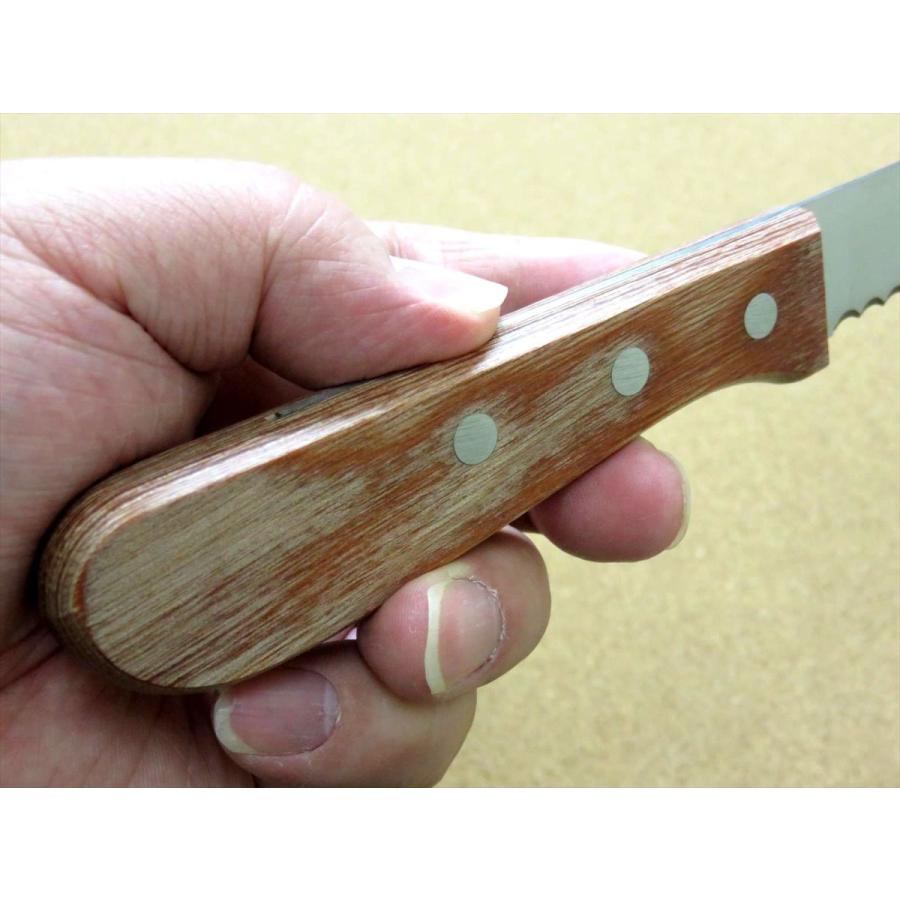 月 直刃包丁 木製ハンドル 約30cm