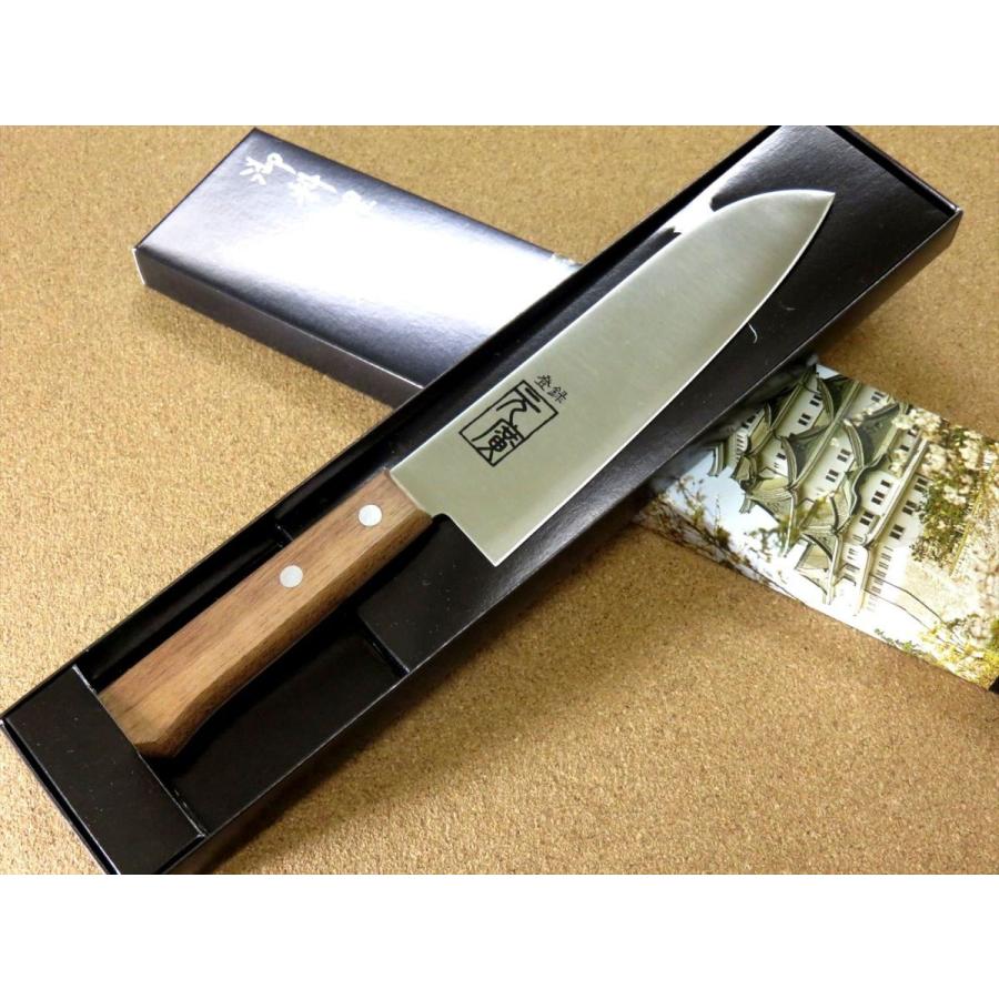 関の刃物 三徳包丁 17cm 170mm 元廣 6a ステンレススチール 家庭用 肉 魚 野菜切り 両刃万能包丁 文化包丁 軽量 日本製 在庫処分品 C Mo S170 2 エクセレントサービス 通販 Yahoo ショッピング