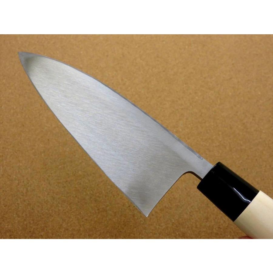 包丁 出刃包丁 16.5cm (165mm) 清綱作 SK-5 複合鍛造 朴ノ木ハンドル