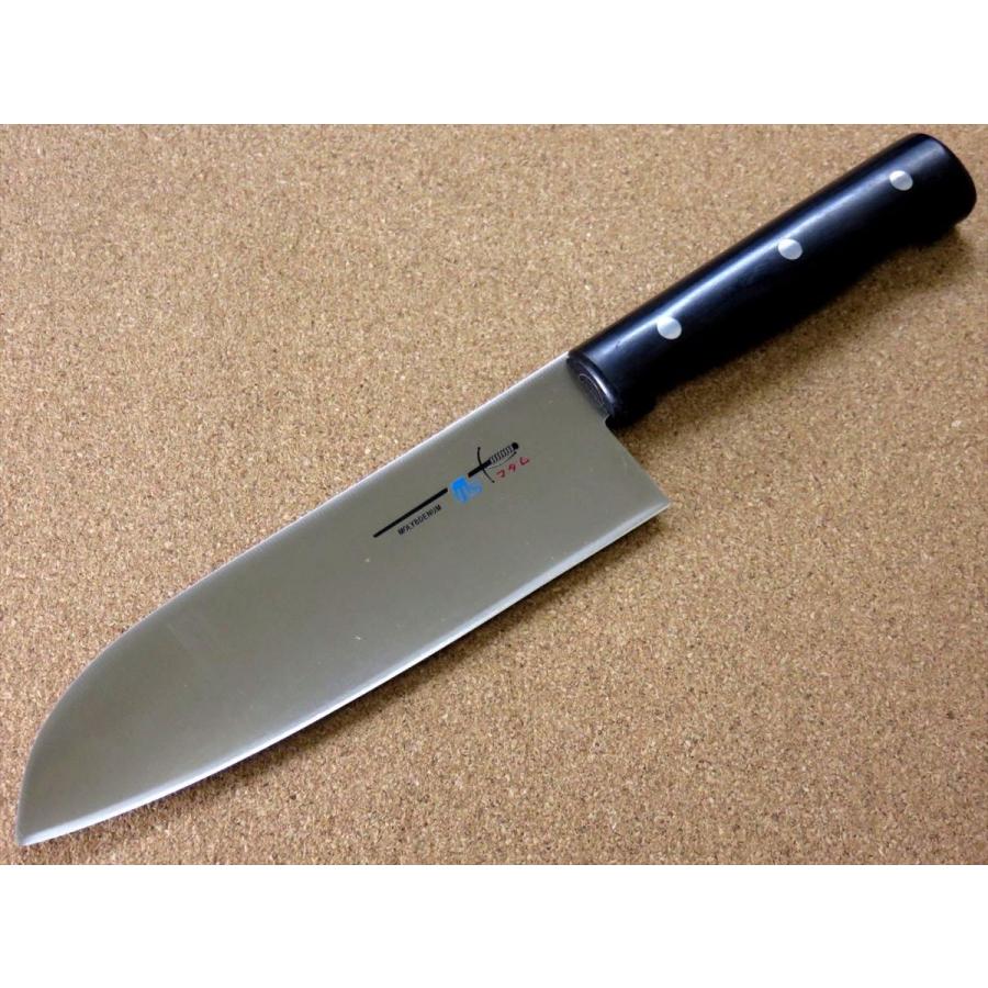 包丁 三徳包丁 17cm (170mm) 関の刃物 TSマダム AUS-8 モリブデン 丸柄