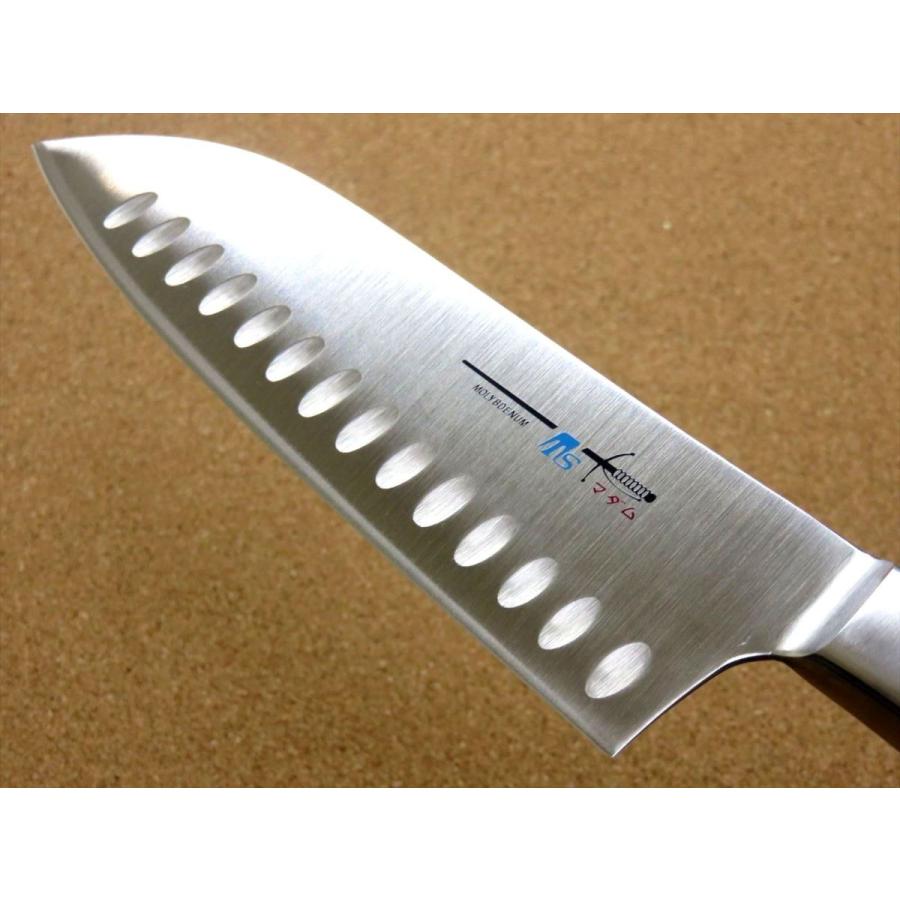 包丁 サーモン三徳包丁 17.5cm (175mm) 関の刃物 ディンプル
