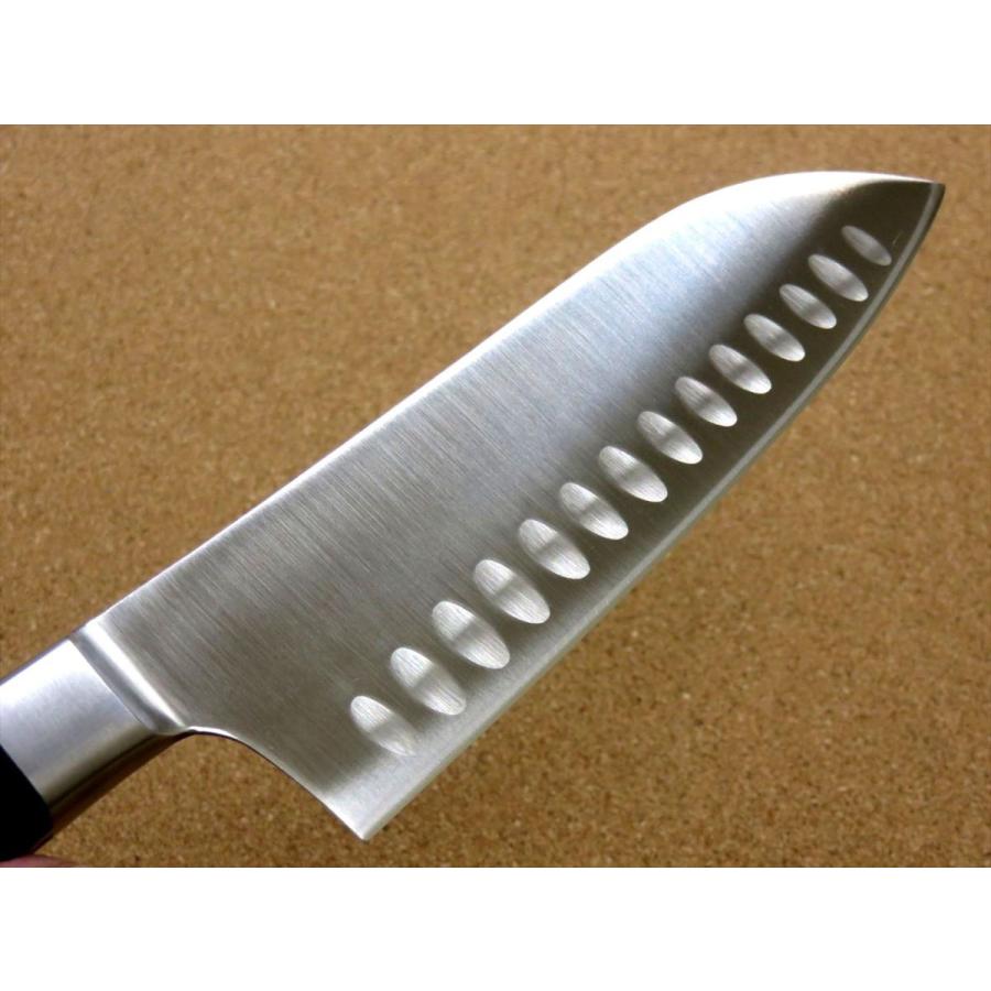 包丁 サーモン三徳包丁 17.5cm (175mm) 関の刃物 ディンプル